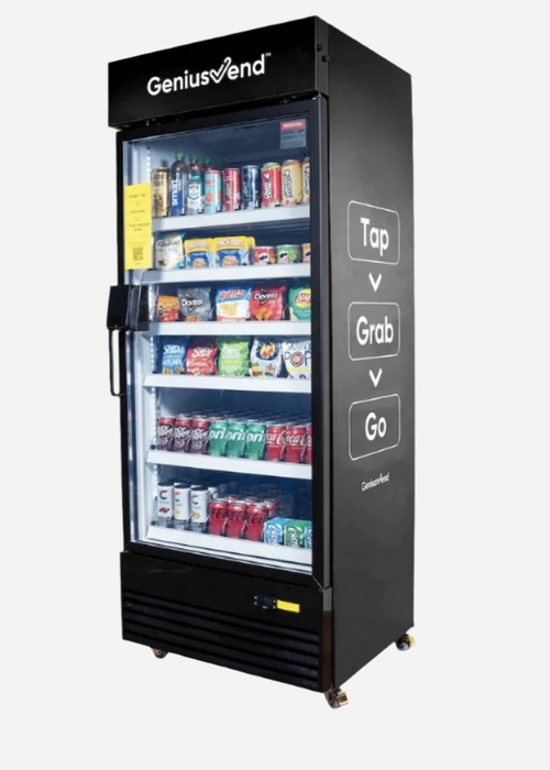 Premium Black Vending Machine